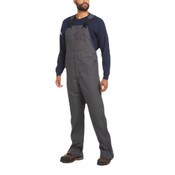 Ariat FR Canvas Unlined Bibs in Iron Gray